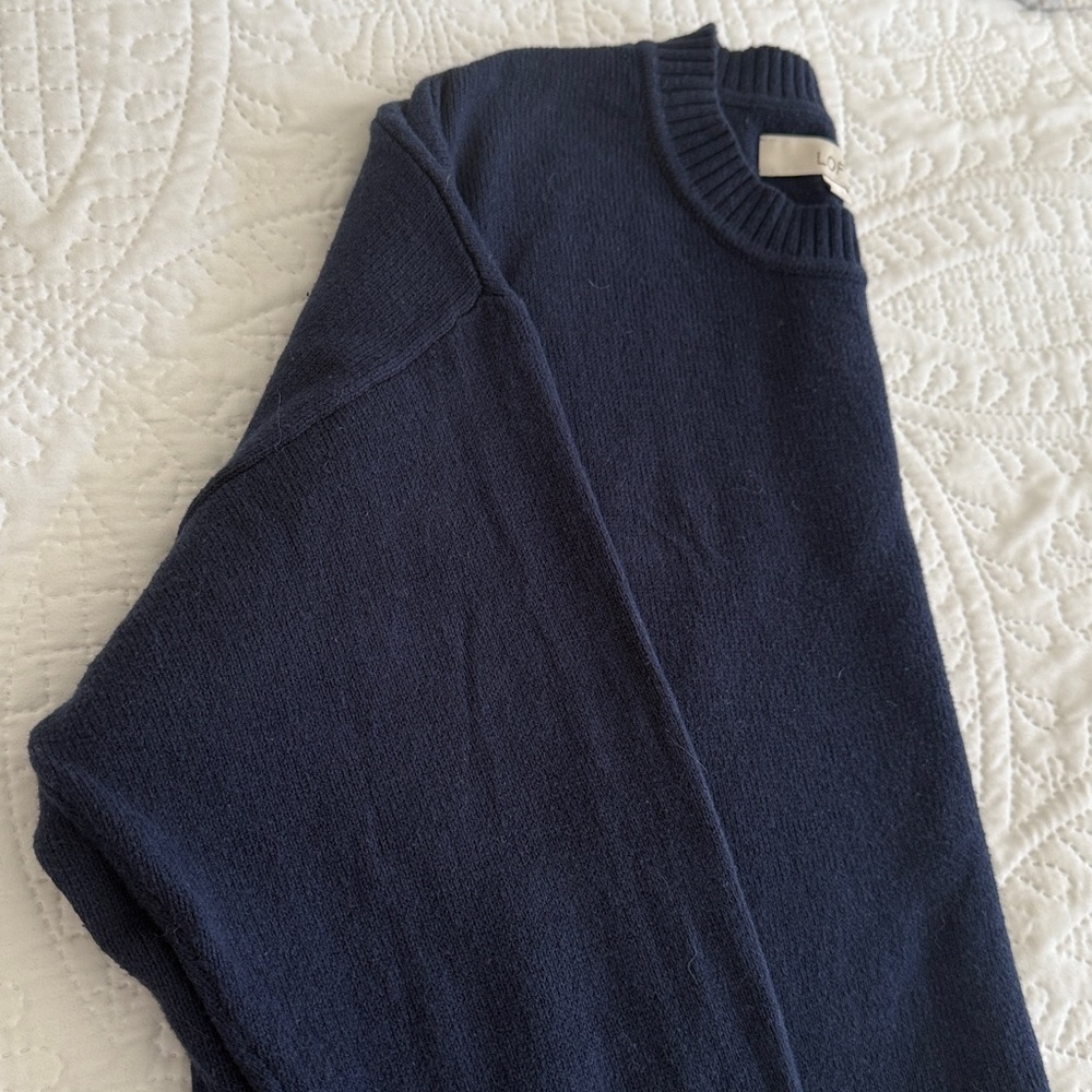 LOFT Women’s Dark Blue Crewneck Sweater - Picture 4 of 11